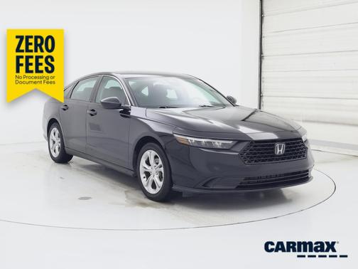 Black 2023 Honda Accord LX