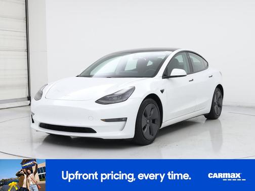 White 2021 Tesla Model 3 Long Range