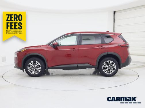 Red 2023 Nissan Rogue SV