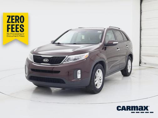 Burgundy 2015 Kia Sorento LX