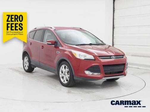 Red 2015 Ford Escape Titanium