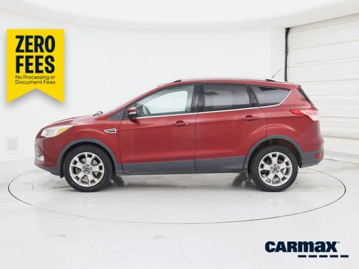 Red 2015 Ford Escape Titanium