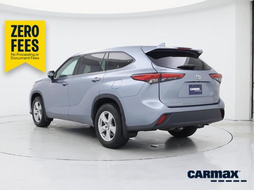 Blue 2020 Toyota Highlander LE