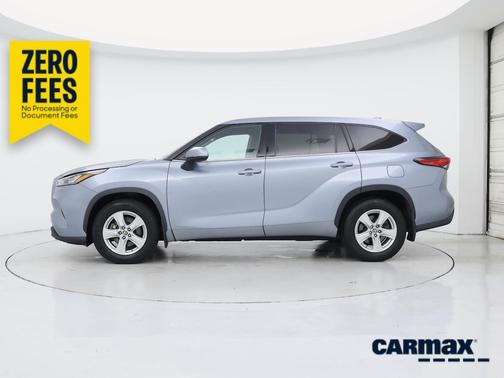 Blue 2020 Toyota Highlander LE