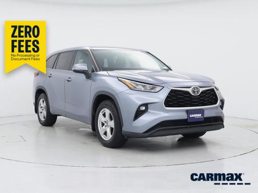Blue 2020 Toyota Highlander LE