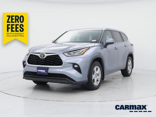 Blue 2020 Toyota Highlander LE