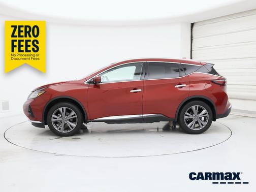 Red 2020 Nissan Murano Platinum
