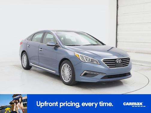Blue 2015 Hyundai SONATA Limited