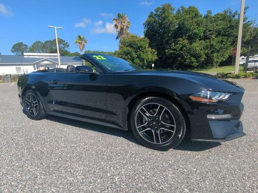 SHADOW BLACK 2022 Ford Mustang ECOBOOST PREMIUM