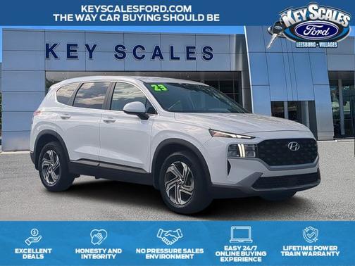 Serenity White Pearl 2023 Hyundai SANTA FE SE
