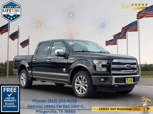 Shadow Black 2016 Ford F-150 King Ranch