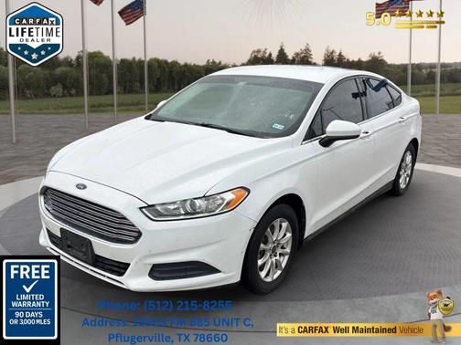 Oxford White 2016 Ford Fusion SE