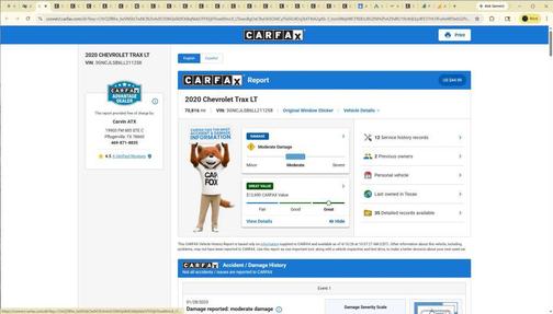 2020 Chevrolet Trax LT