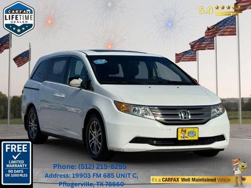 Taffeta White 2013 Honda Odyssey EX-L