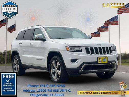 Bright White Clearcoat 2015 Jeep Grand Cherokee Limited