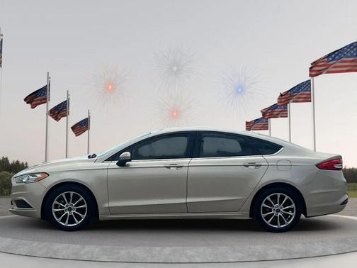 Tan 2017 Ford Fusion SE