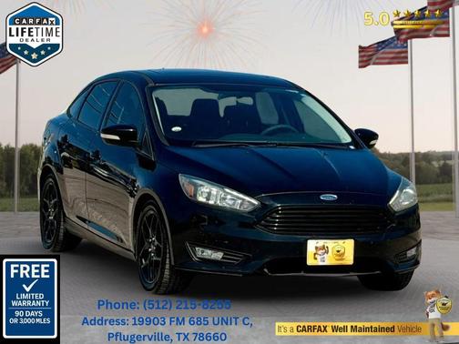 Shadow Black 2016 Ford Focus SE