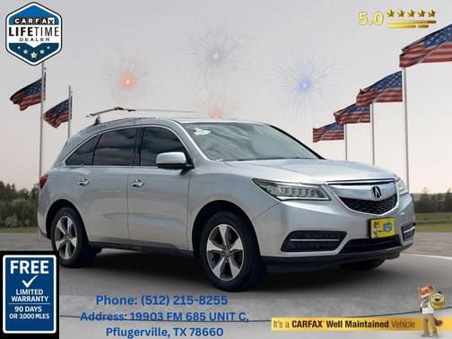 Silver Moon 2014 Acura MDX 3.5L