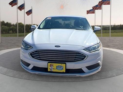Oxford White 2018 Ford Fusion Hybrid S