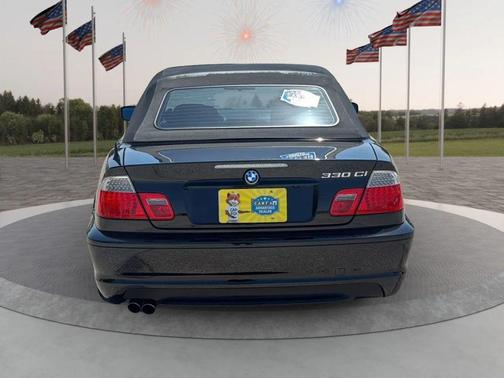 Jet Black 2006 BMW 330 330Ci Convertible 2D