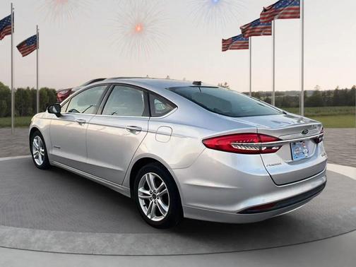 Ingot Silver Metallic 2018 Ford Fusion Hybrid S