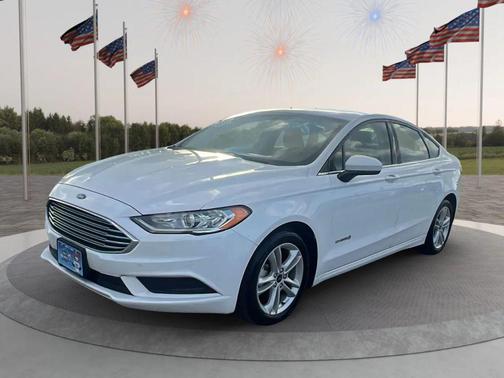 Oxford White 2018 Ford Fusion Hybrid S