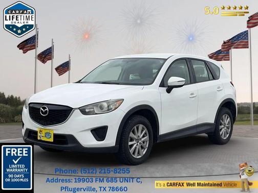 Crystal White Mica 2015 Mazda CX-5 Sport