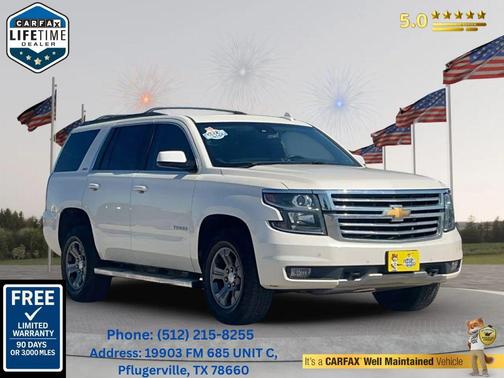 White Diamond Tricoat 2015 Chevrolet Tahoe LT