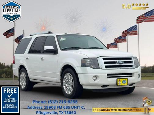 White Platinum Metallic Tri-Coat 2013 Ford Expedition Limited