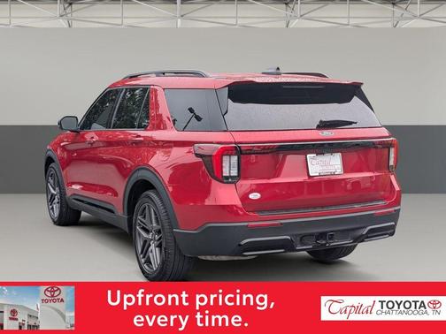 Rapid Red Metallic Tinted Clearcoat 2026 Ford Explorer ST-Line