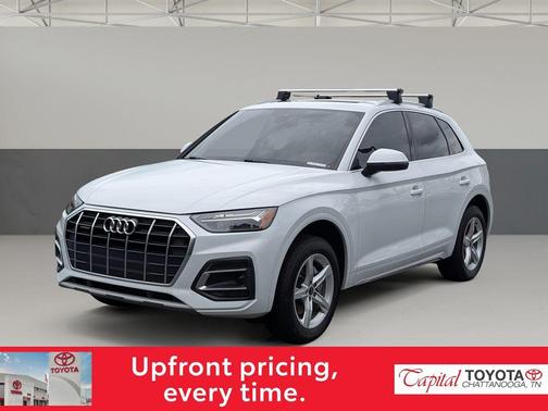 Glacier White 2021 Audi Q5 45 Premium