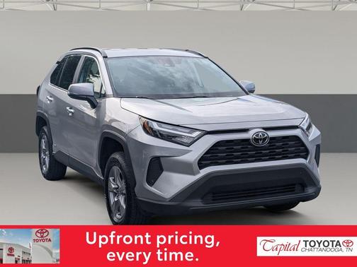 Silver Sky Metallic 2025 Toyota RAV4 Hybrid XLE