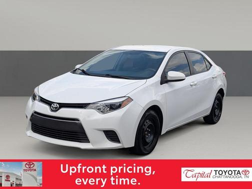 Super White 2016 Toyota Corolla LE