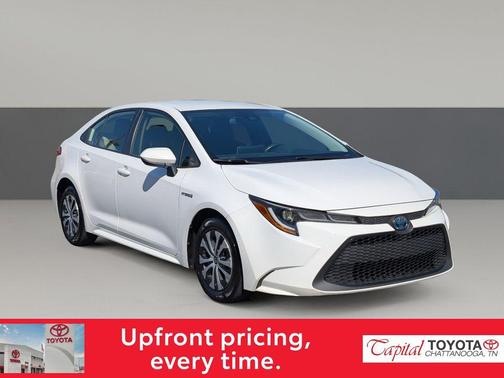 Super White 2020 Toyota Corolla Hybrid LE