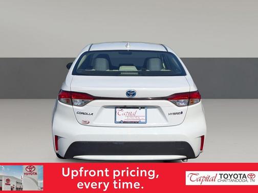 Super White 2020 Toyota Corolla Hybrid LE
