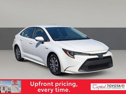 Super White 2020 Toyota Corolla Hybrid LE