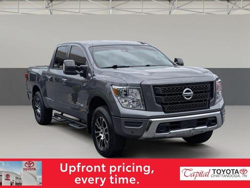 Gun Metallic 2021 Nissan Titan SV