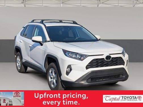 Super White 2021 Toyota RAV4 XLE