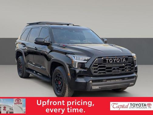 Midnight Black Metallic 2025 Toyota Sequoia TRD Pro