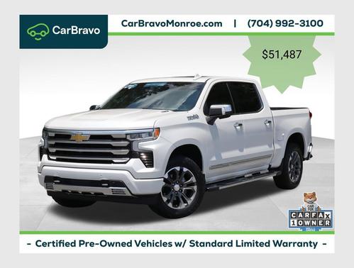 Iridescent Pearl Tricoat 2023 Chevrolet Silverado 1500 High Country