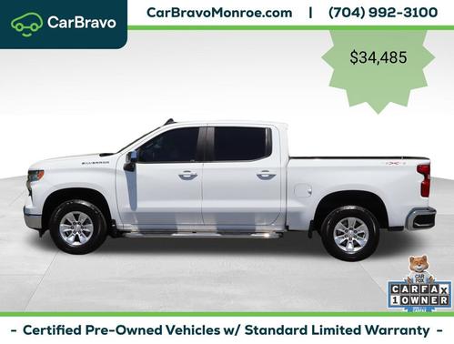 Summit White 2023 Chevrolet Silverado 1500 LT