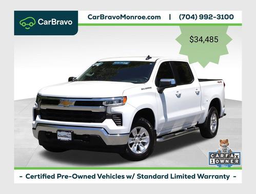 Summit White 2023 Chevrolet Silverado 1500 LT