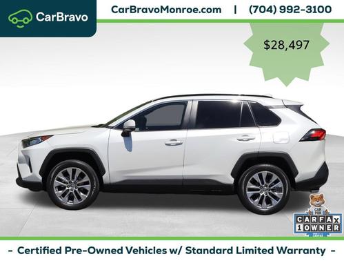 Blizzard Pearl 2021 Toyota RAV4 XLE Premium