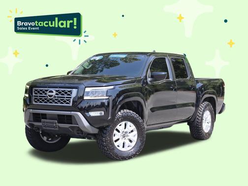 Super Black 2022 Nissan Frontier Crew Cab SV 4x4