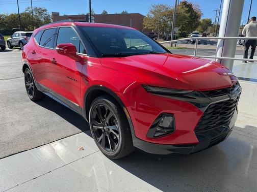 Red 2021 Chevrolet Blazer RS