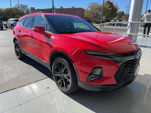 Red 2021 Chevrolet Blazer RS