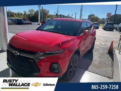 Red 2021 Chevrolet Blazer RS