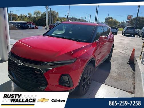 Red 2021 Chevrolet Blazer RS