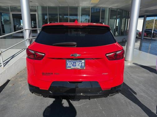 Red 2021 Chevrolet Blazer RS