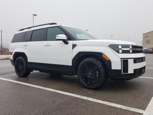 White 2026 Hyundai SANTA FE HEV Calligraphy